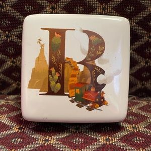 NWT Disney Big Thunder Mountain Railroad Letter “B” Trinket Box
